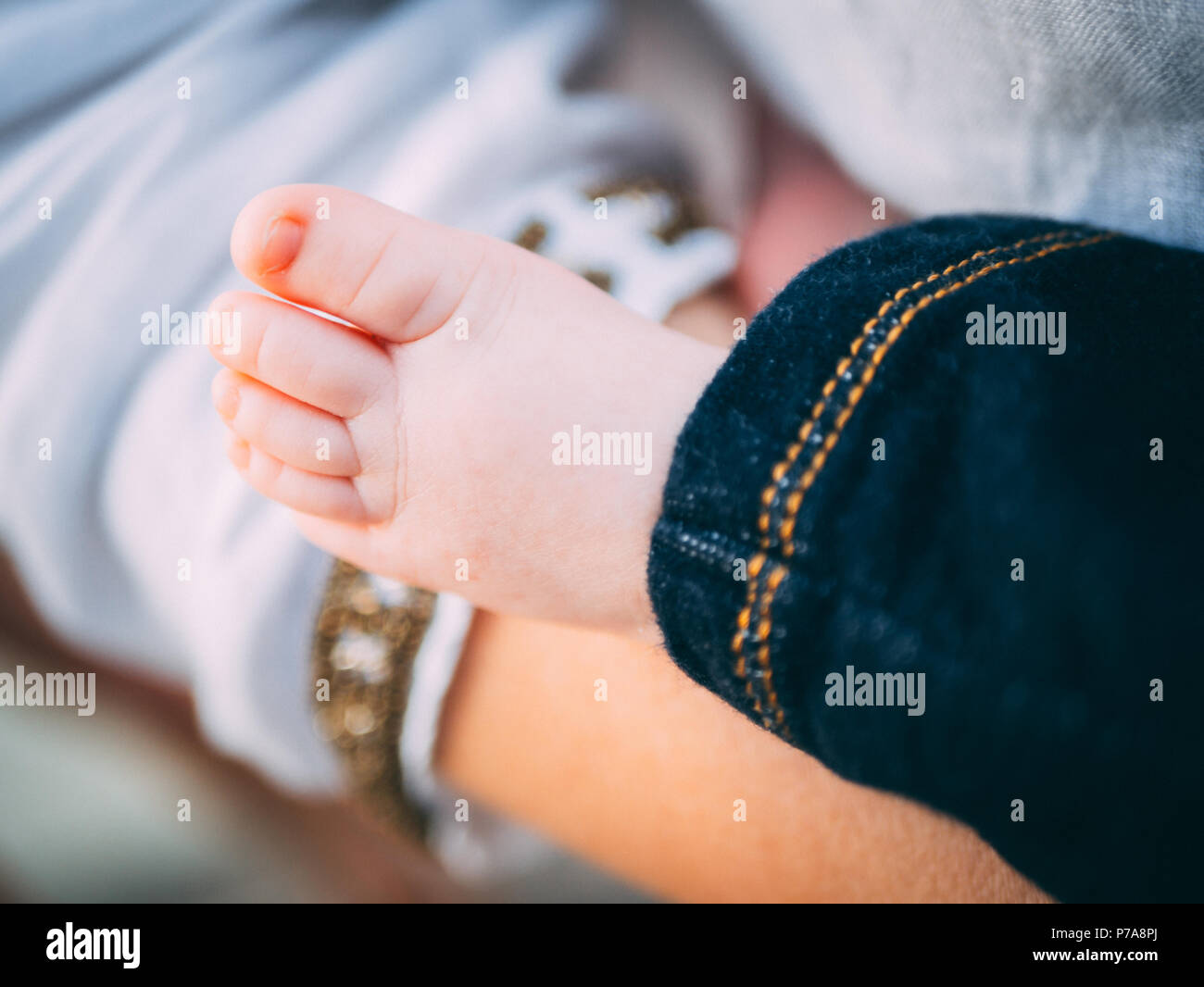 pieds de bébé Banque D'Images