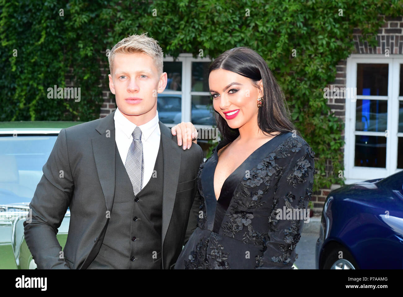 Londres, Royaume-Uni. 4 juillet, 2018. Charlie Frederick,Rosie Anna Williams assiste à la Grand Prix 2018 ballon tenu au Club de Hurlingham le 4 juillet 2018 à Londres, en Angleterre. Credit Photo : Alamy/Capital Live News Banque D'Images