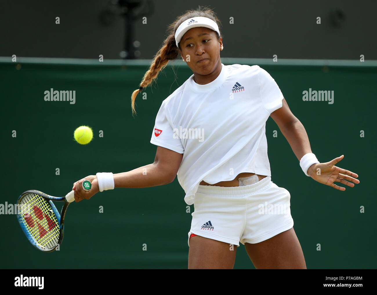 NAOMI OSAKA, le tournoi de Wimbledon 2018, le tournoi de Wimbledon 2018, le  All England Tennis Club, 2018 Photo Stock - Alamy