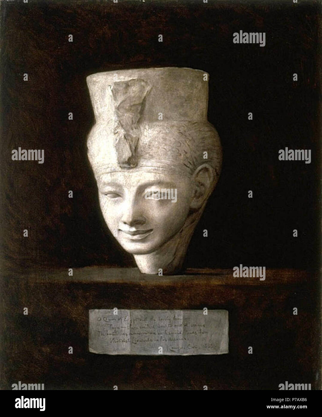 . Tête de la Reine d'Egypte 1888 48 Kenyon Cox - Chef de la Reine d'Egypte - 1983.31.23 - Smithsonian American Art Museum Banque D'Images