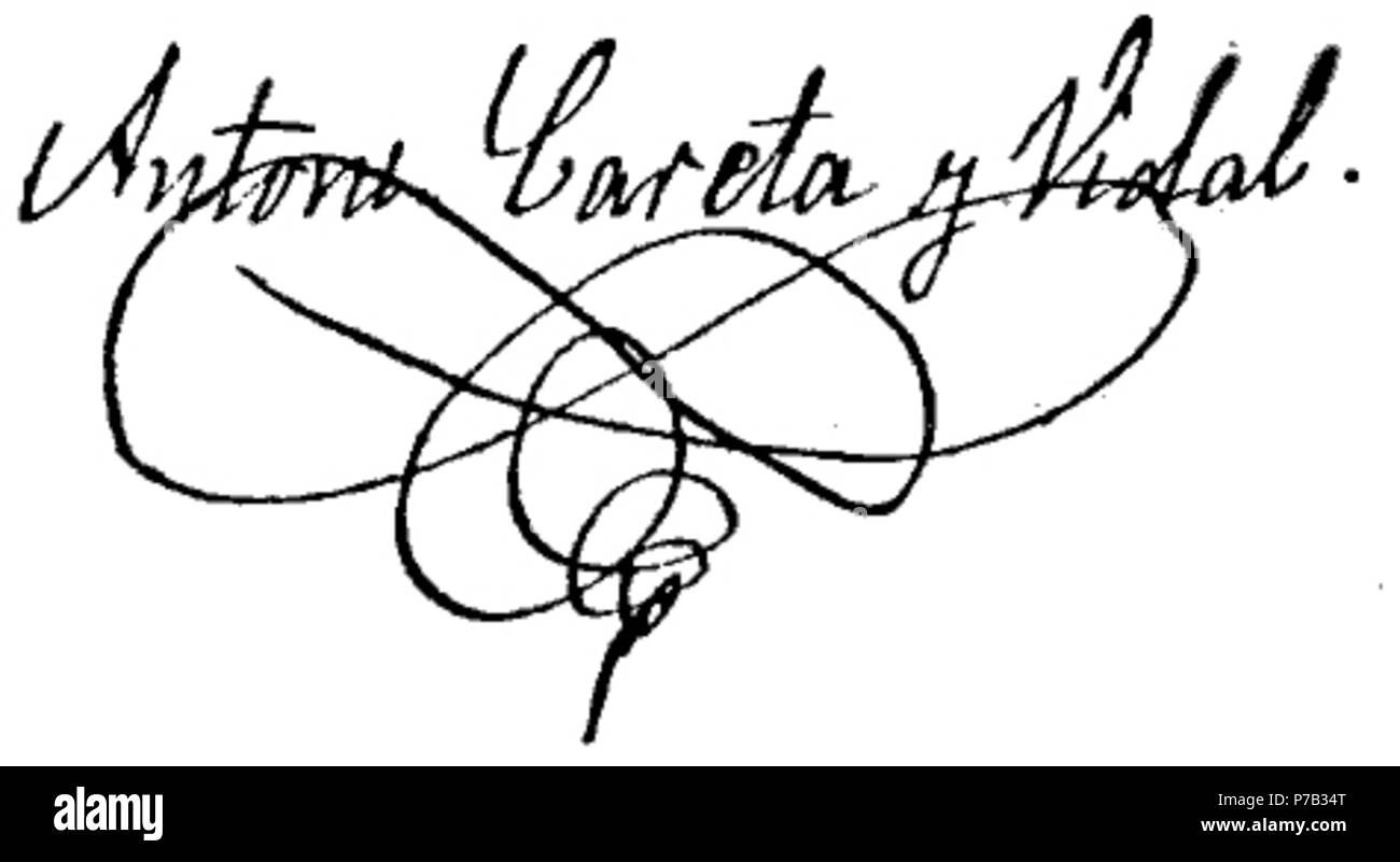 Français : extreta Signature a partir de la page 146 de llibre : OLLÉ JE BERTRAN, Antoni : Antologia d'auteurs catalans. Biblioteca 'Catalunya literaria' Volum I. Tallers Tiffon Gràfics, Barcelone, vers 1921 à 1924. Posteriorment «posteritzada' un blanc i negre, amb Adobe Photoshop. 1 octobre 2010, 00:00 (UTC) Signature 57 Antoni Careta i Vidal Banque D'Images