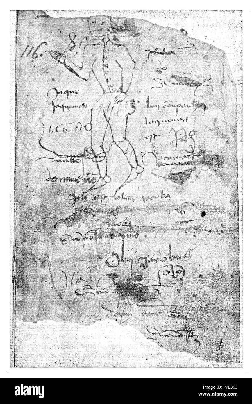 66 Recueil général des sotties, éd. Picot, tome I, page 043 N&amp;b Banque D'Images