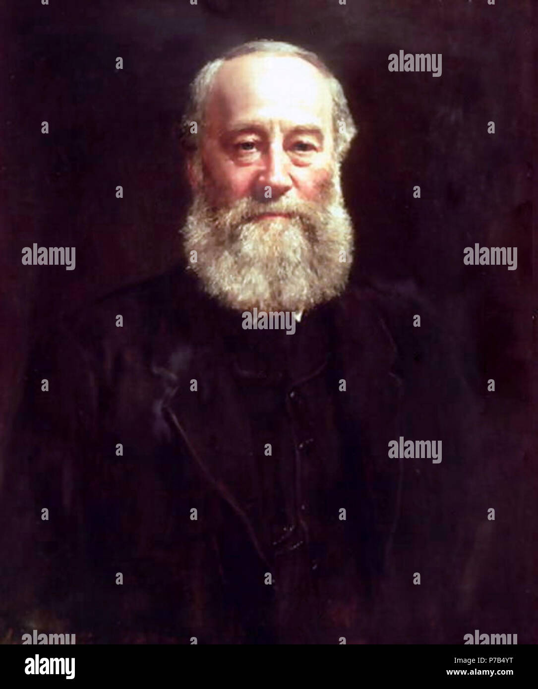 Portrait de James Prescott Joule . 1882146 James Prescott Joule par John Collier, 1882 Banque D'Images
