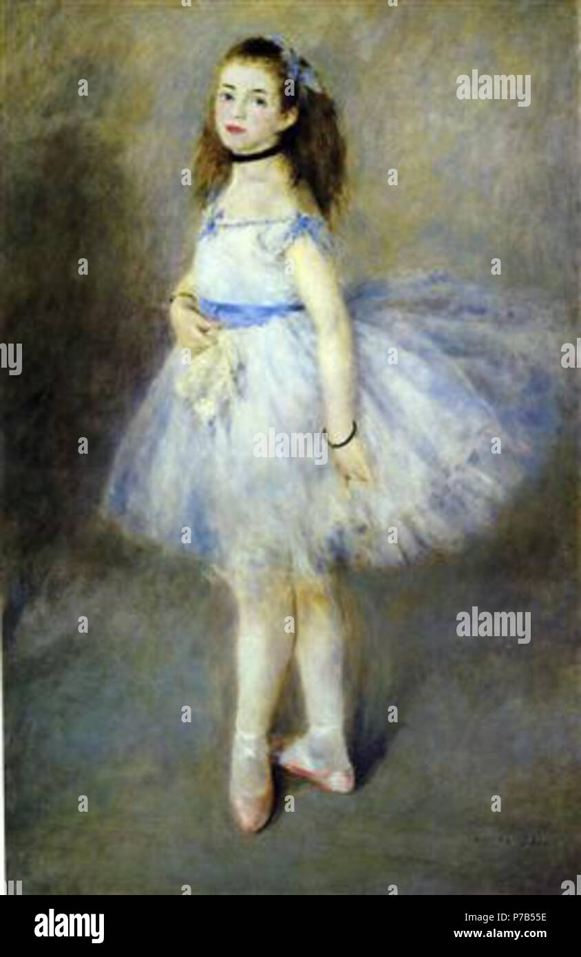 Travailler par Pierre-Auguste Renoir . avant 1919 72 - Le Renoir-dancer-1874.jpg !PinterestLarge Banque D'Images