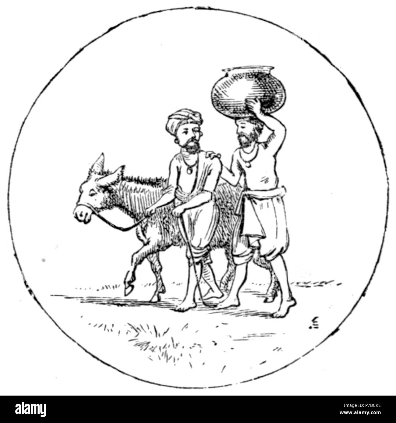 Page 62 illustration 156 dans Old Deccan Days Banque D'Images