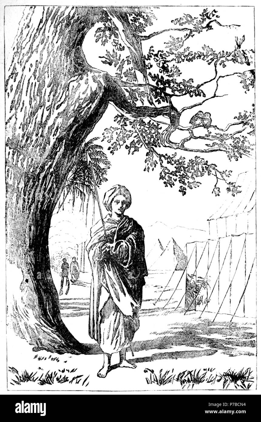 62 Page vers l'illustration 56 dans Old Deccan Days Banque D'Images