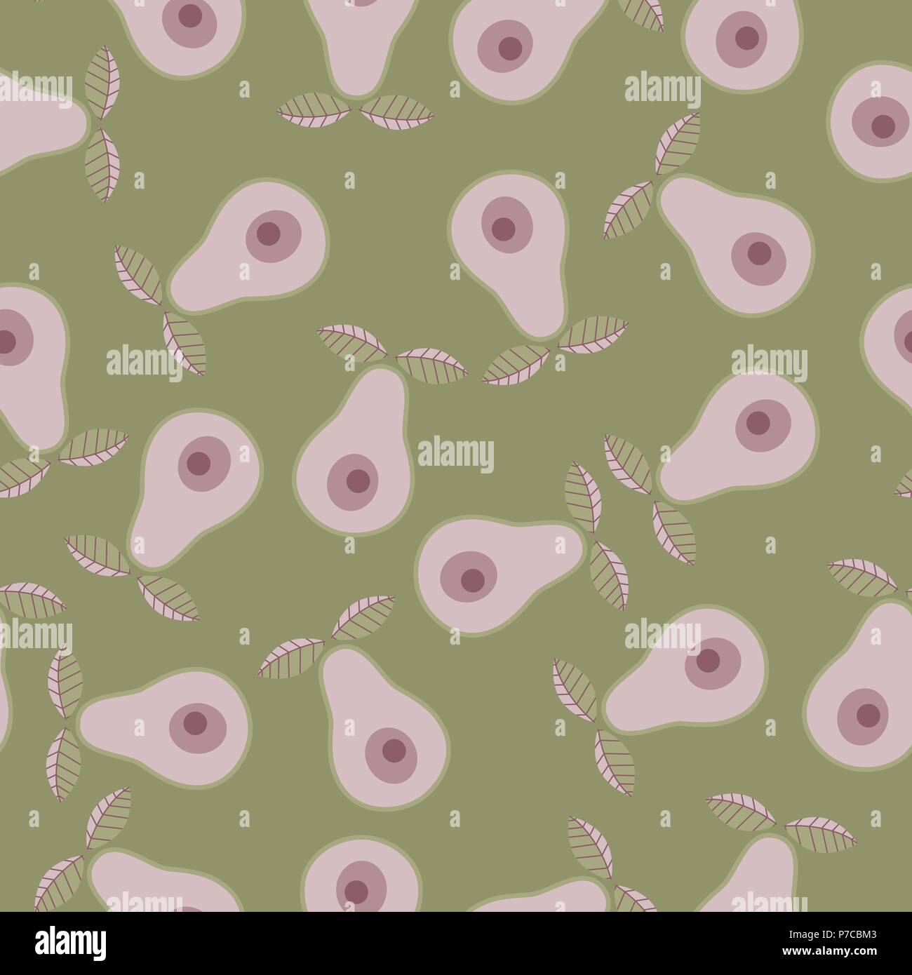 Vecteur transparente abstract natural 2-couleurs rose modèle d'avocat Illustration de Vecteur