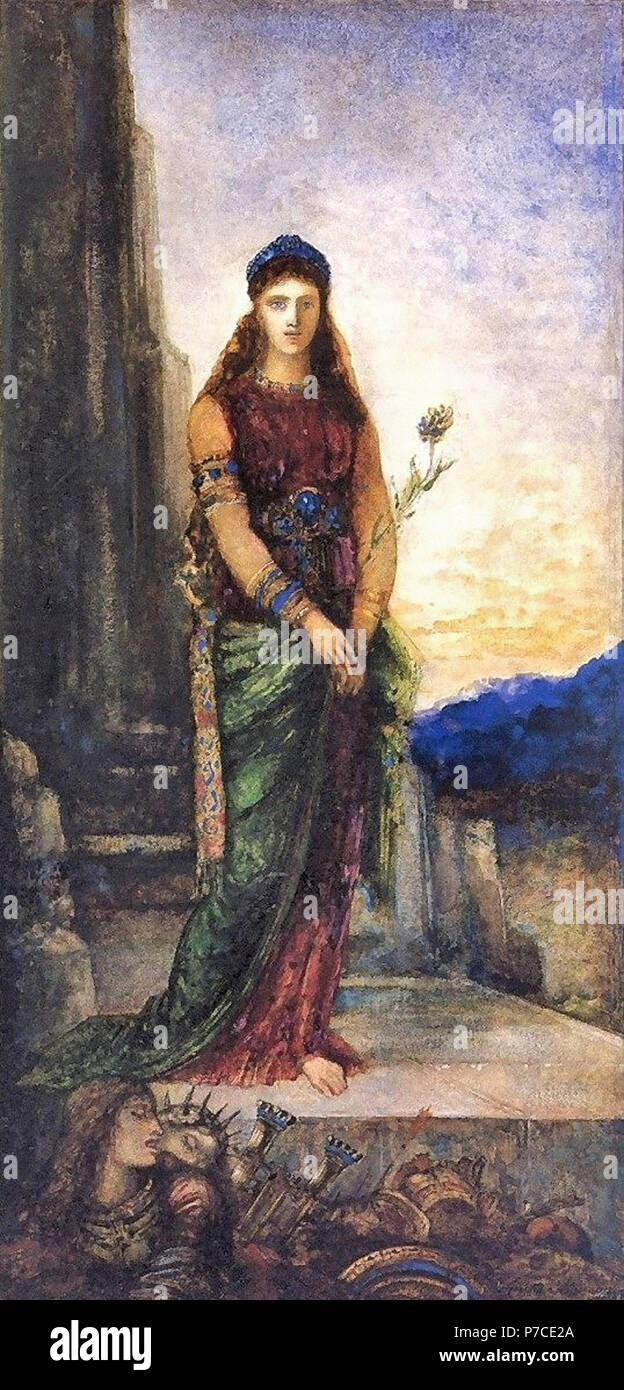 Gustave Moreau - Helen sur les murs de Troie 2 Banque D'Images