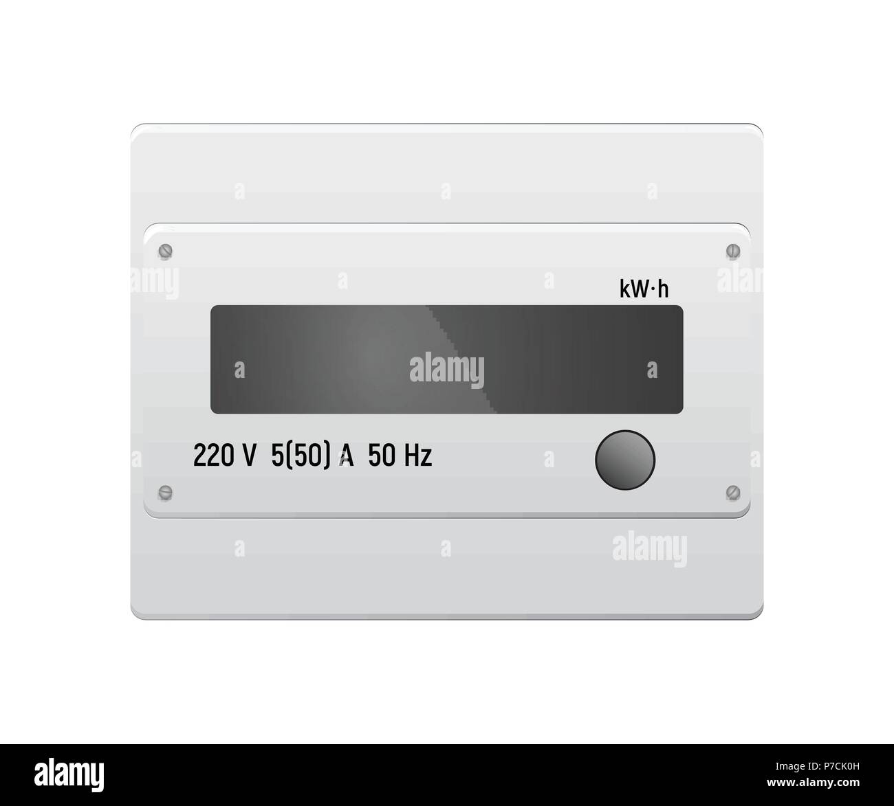 Compteur électrique Illustration de Vecteur