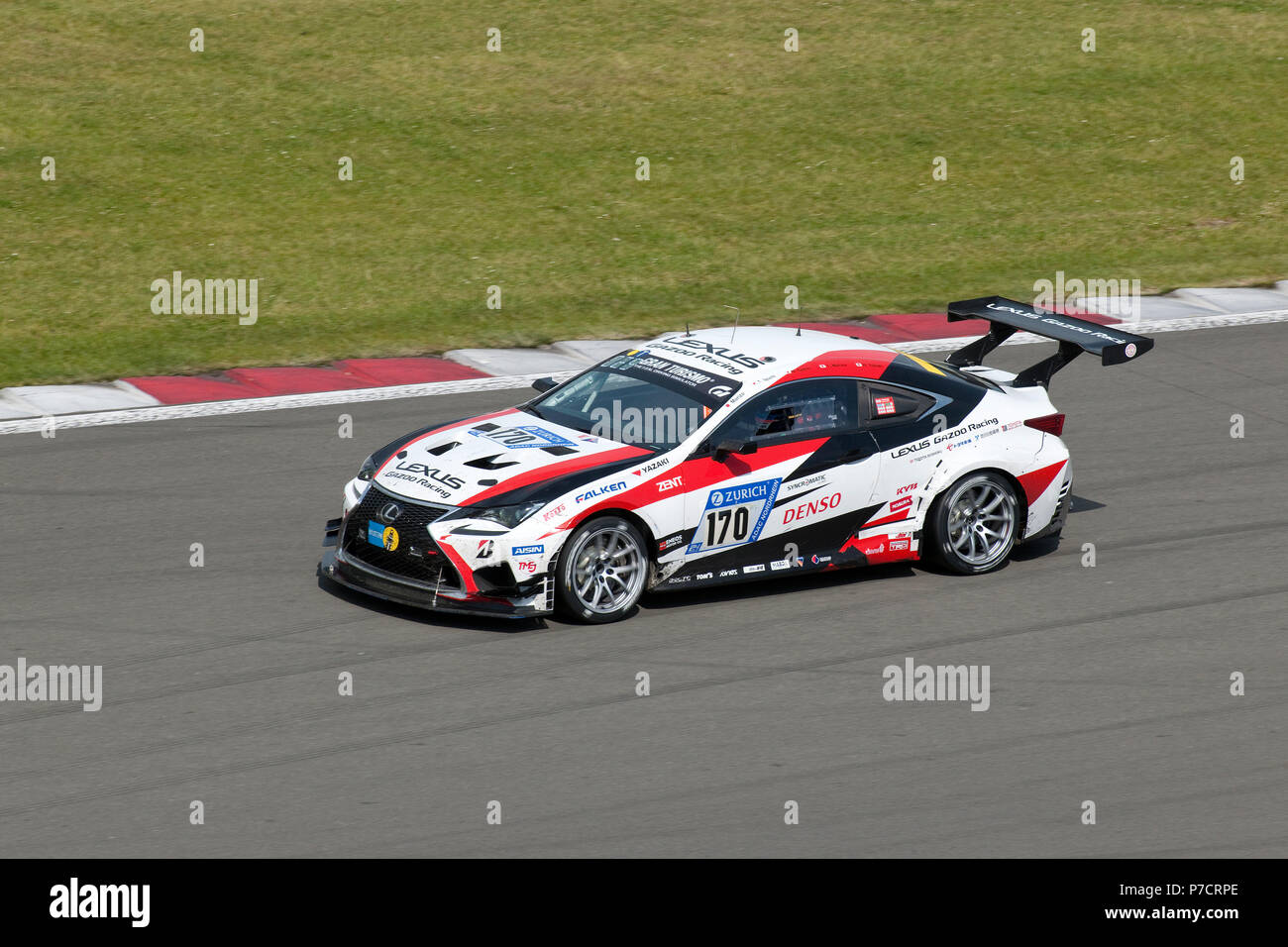 Lexus RC, Nuerburgring, 24h Nuerburgring, motorsports, courbes, Kerbes, course, Top Gear, haute vitesse, Eifel, Rhénanie-Palatinat, Allemagne, Europe Banque D'Images