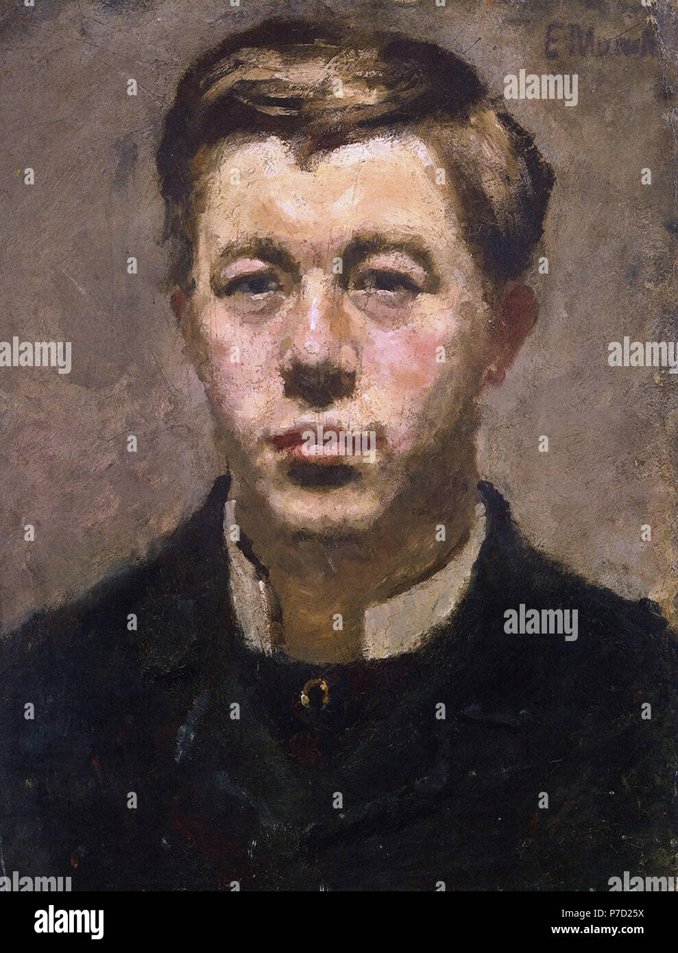 Edvard Munch - Thurvald Turgersen Banque D'Images