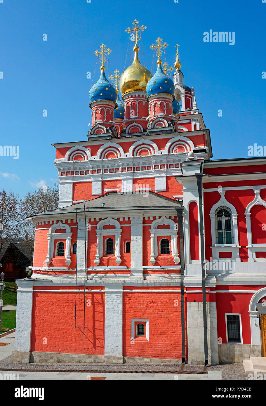 Église du Martyr George la victorieuse sur Pskovberg, Rue Varvarka, Moscou, Russie Banque D'Images