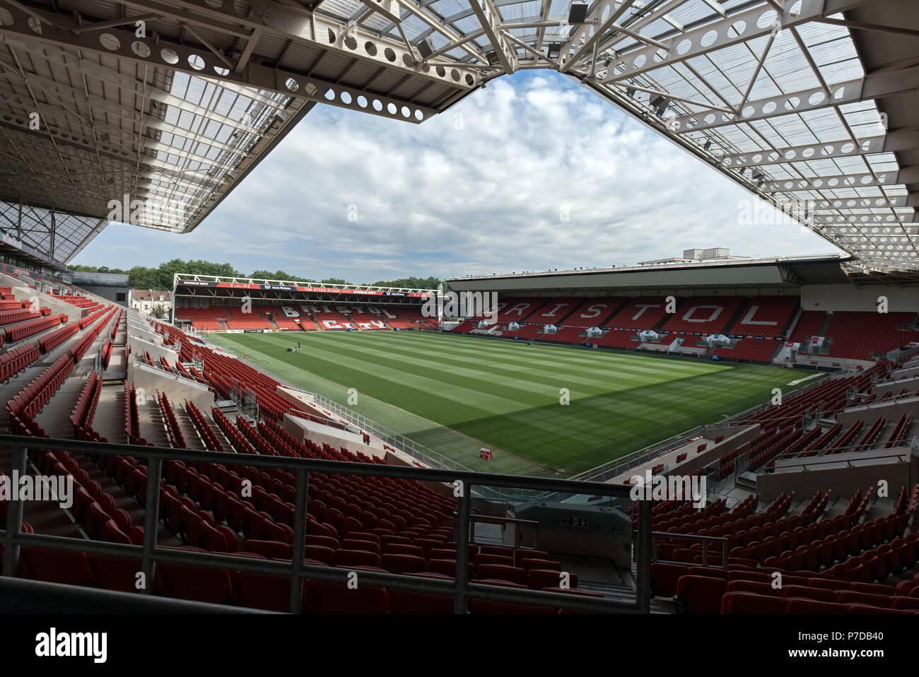 La ville de Bristol, l'Ashton Gate Stadium Banque D'Images