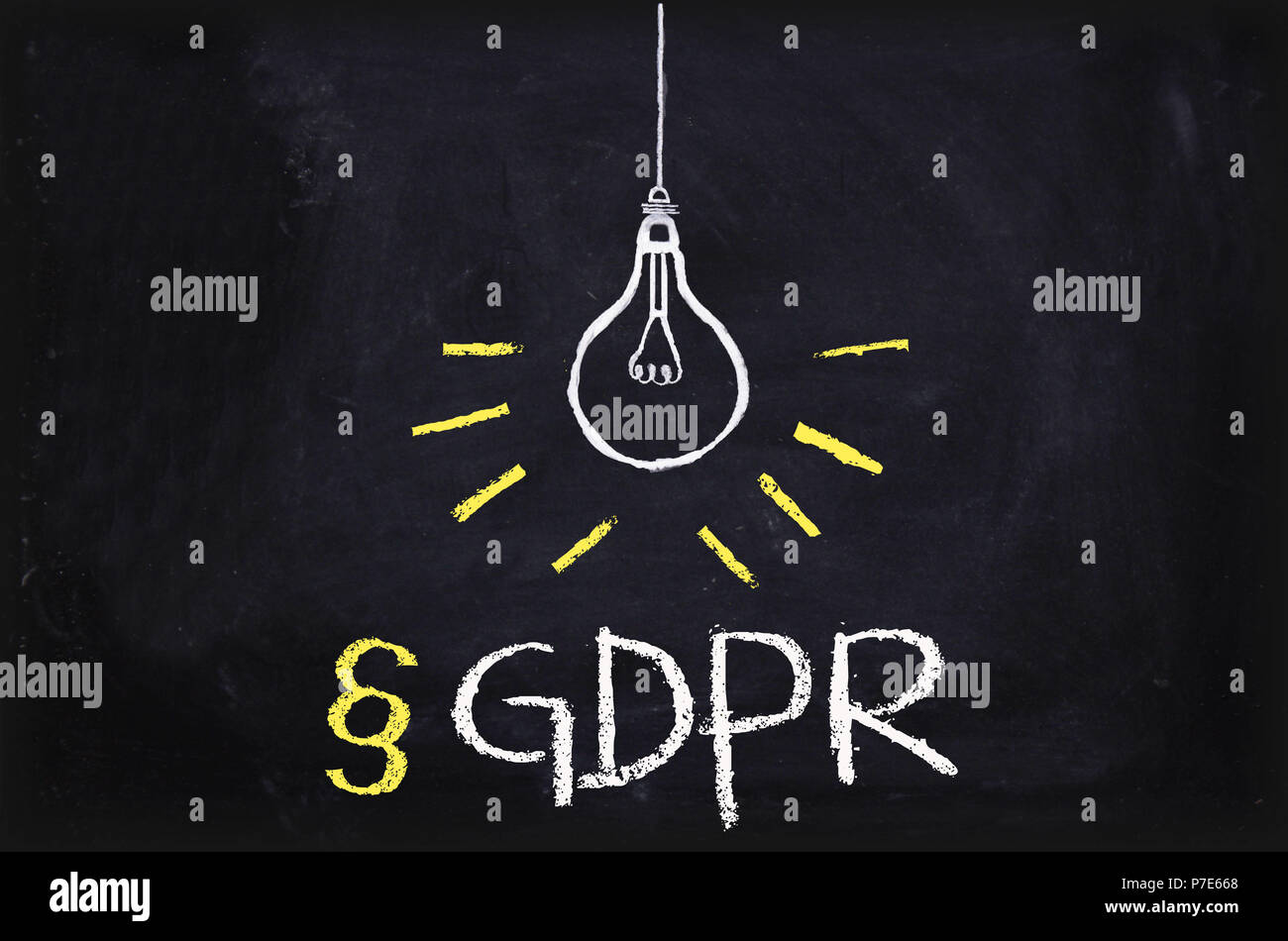 Règlement général sur la protection des données Banque D'Images