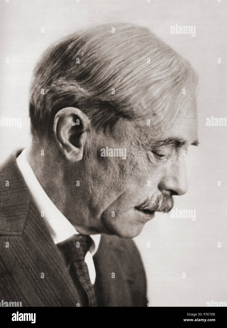 Paul Toussaint Ambroise Jules Valéry, 1871 - 1945. Poète, essayiste et philosophe. Après une impression contemporaine. Banque D'Images