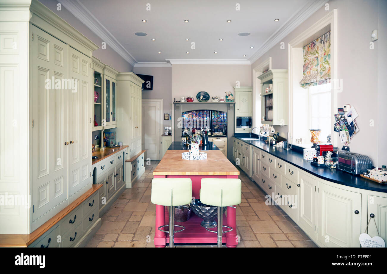 Parution de la propriété propriété privée charmant et les bâtiments de ferme transformée en une maison de qualité de première classe dans le Yorkshire du Sud Banque D'Images