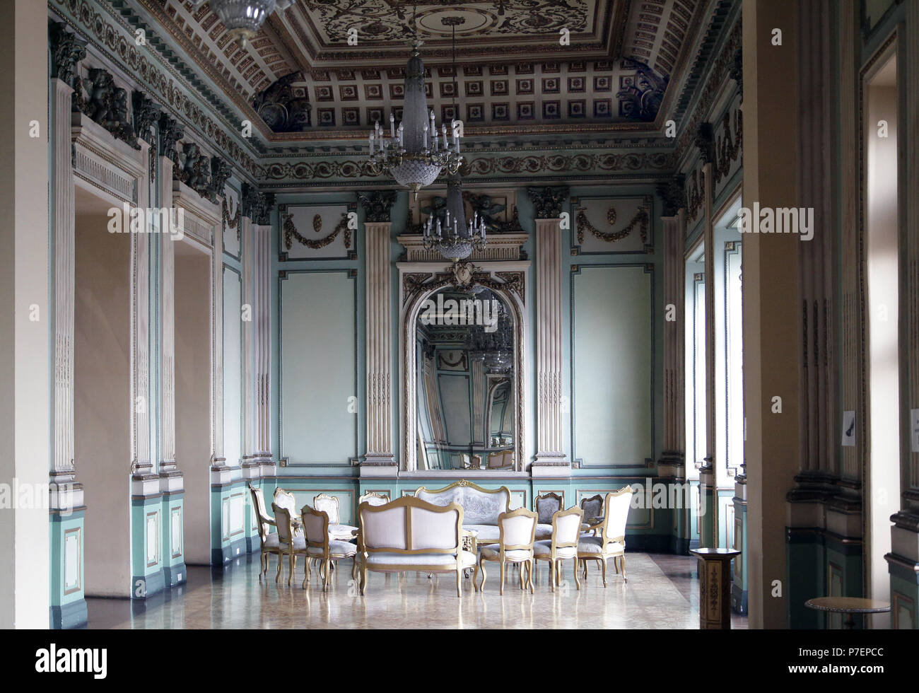 Musée d'Histoire militaire / Academia nacional de historia militar à Quito en Équateur Banque D'Images