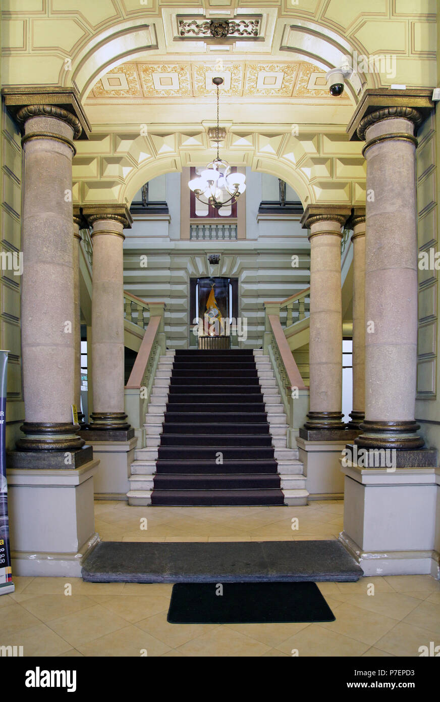 Musée d'Histoire militaire / Academia nacional de historia militar à Quito en Équateur Banque D'Images