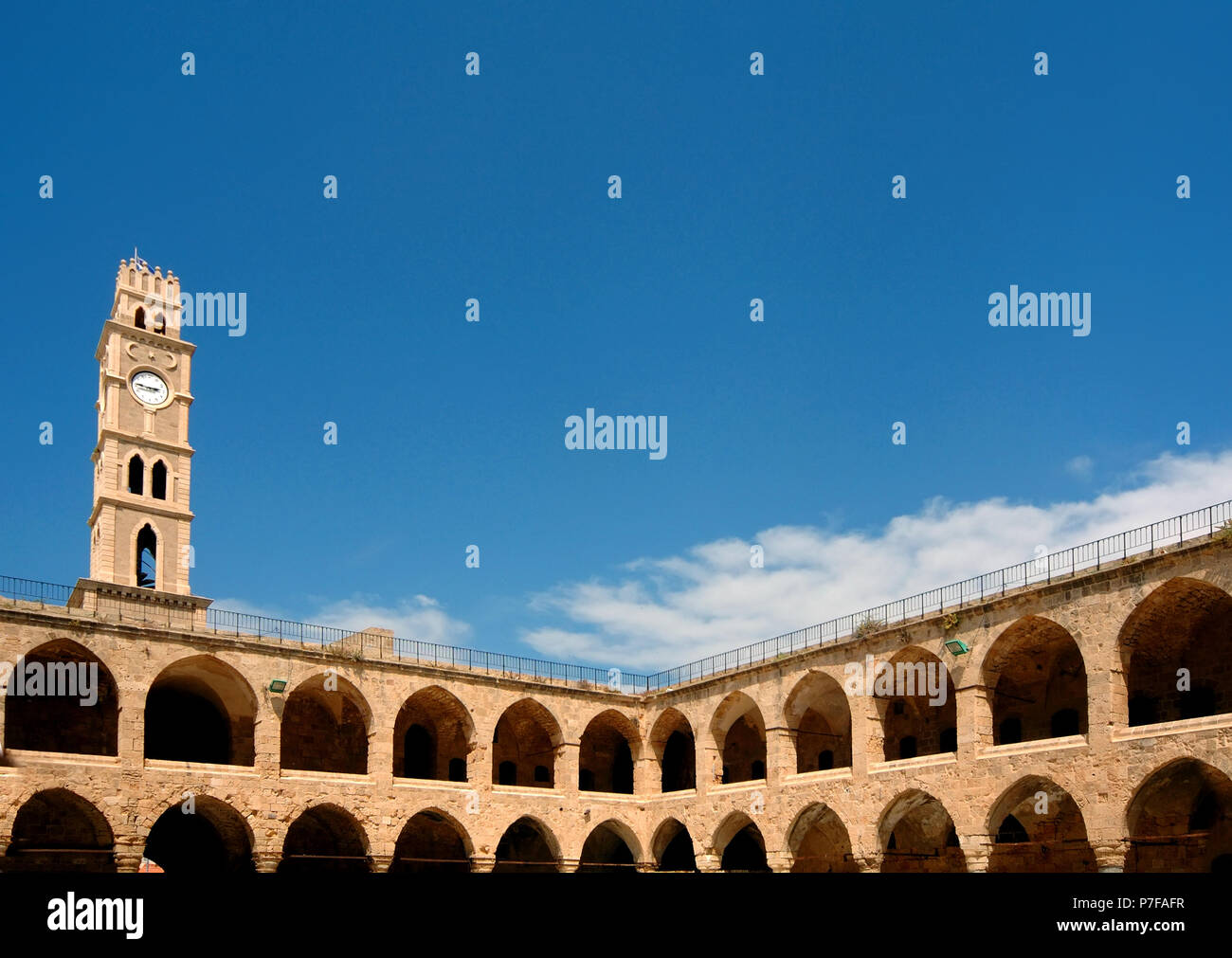 Akko Han et tour de l'horloge Banque D'Images