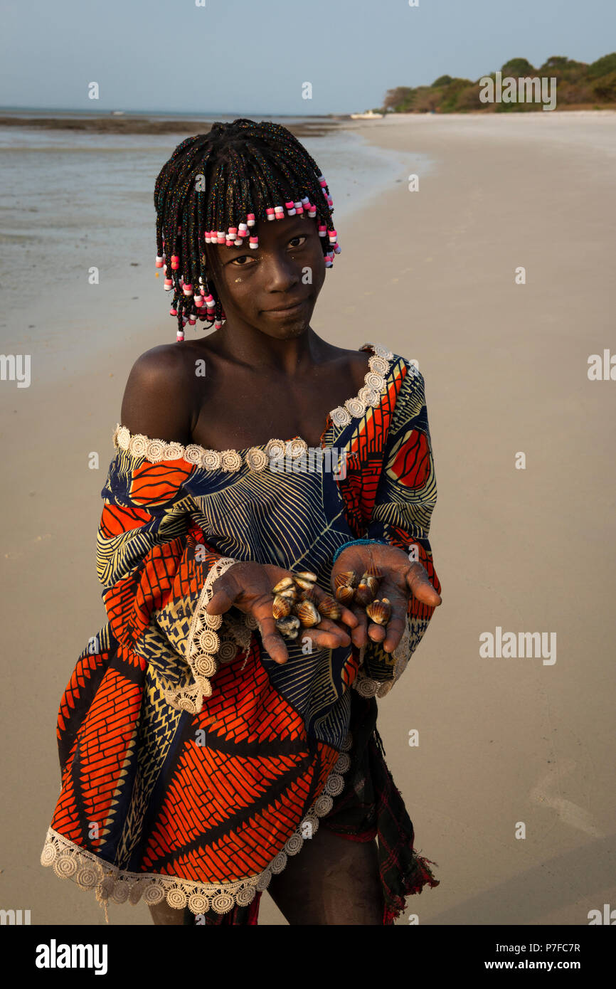 Lîle Orango Guinée Bissau 2 Février 2018 Portrait D