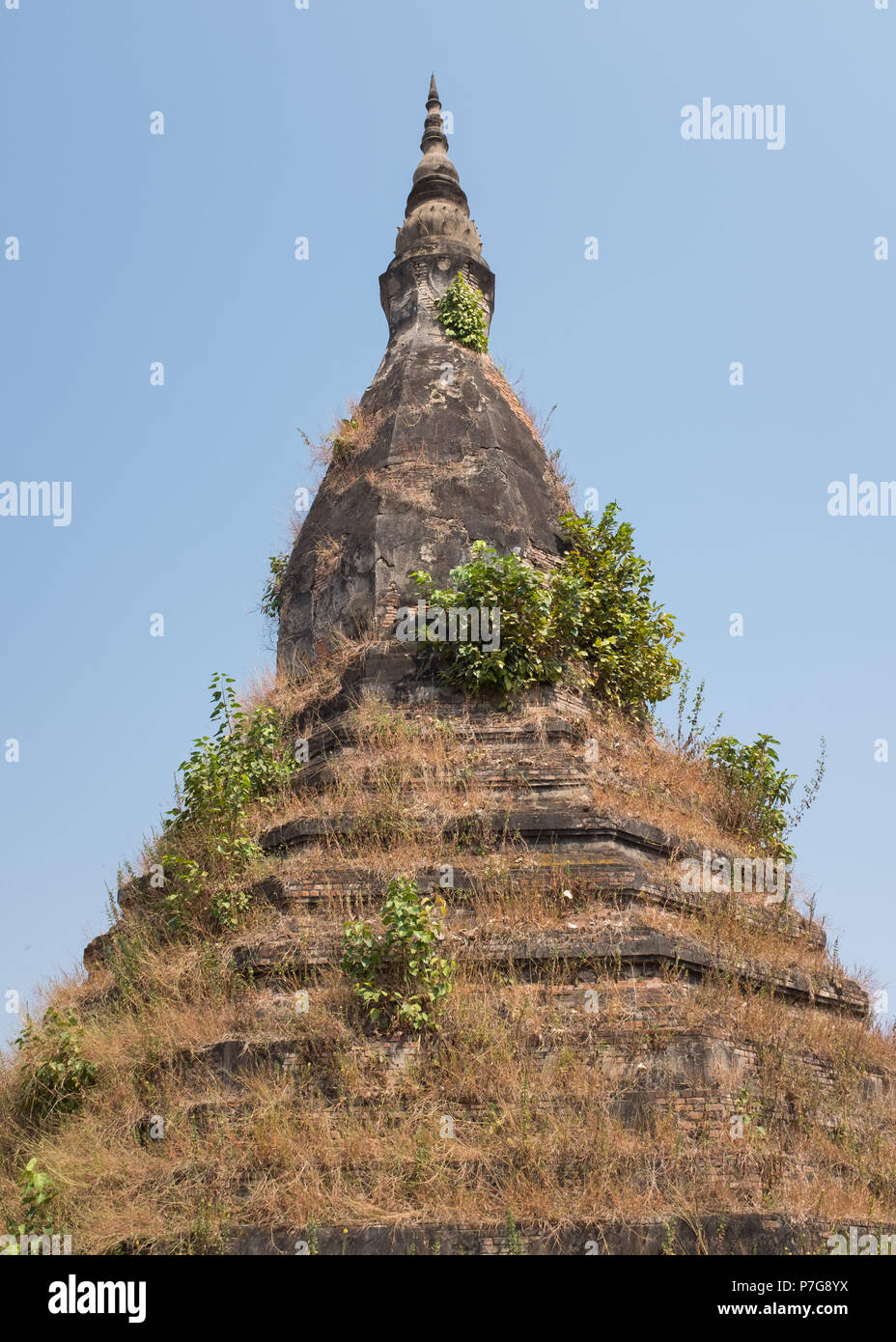 Stupa de négligé ce barrage, Vientiane, Laos, Asie. Banque D'Images
