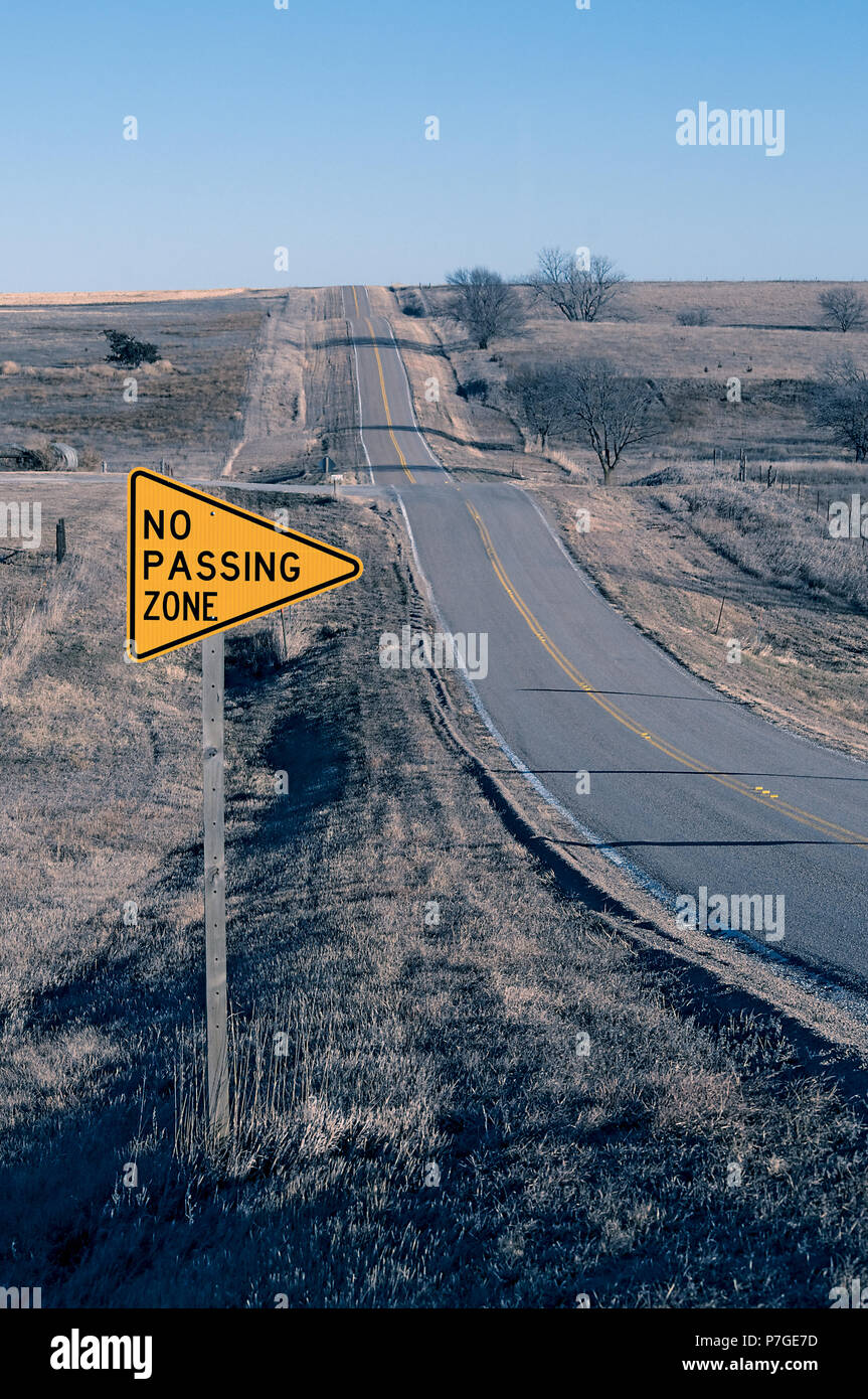 Aucune Zone de passage Banque D'Images