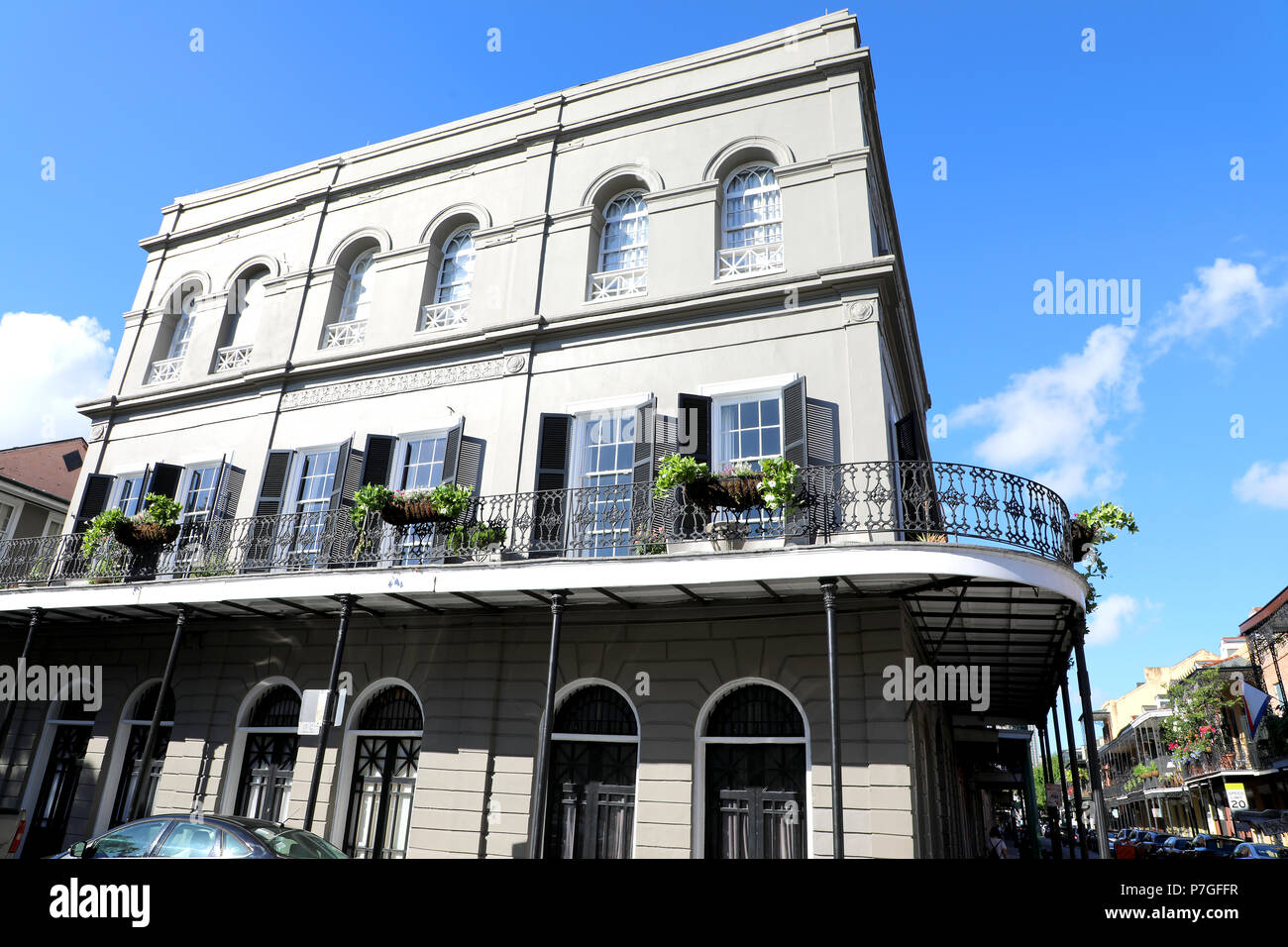 Maison de l'horreur Delphine LaLaurie Mansion quartier français de la Nouvelle Orléans en Louisiane, USA Banque D'Images