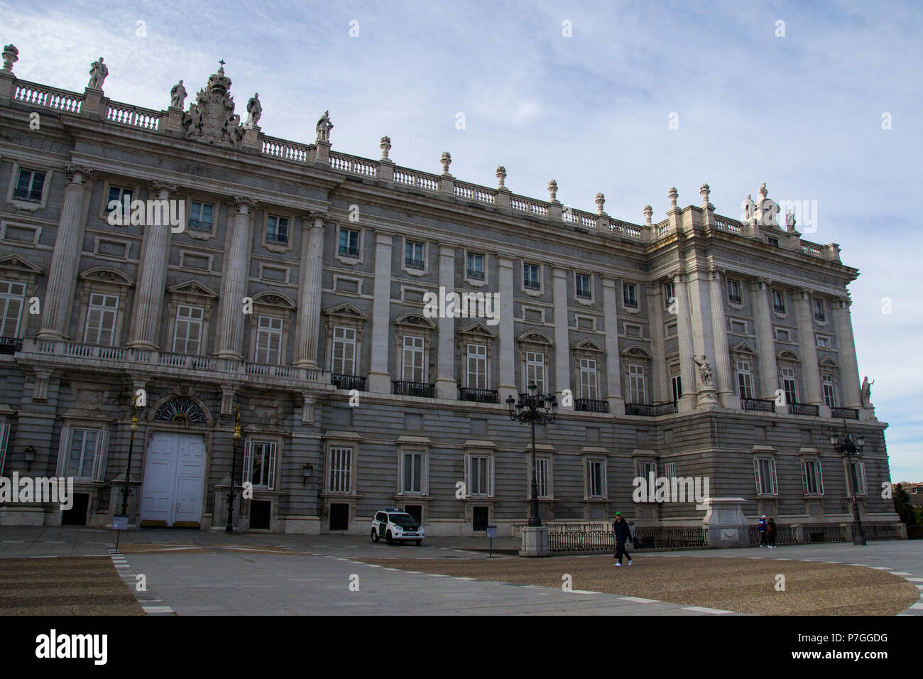 Le Palacio Real, le Palais Royal, Madrid, Espagne Banque D'Images