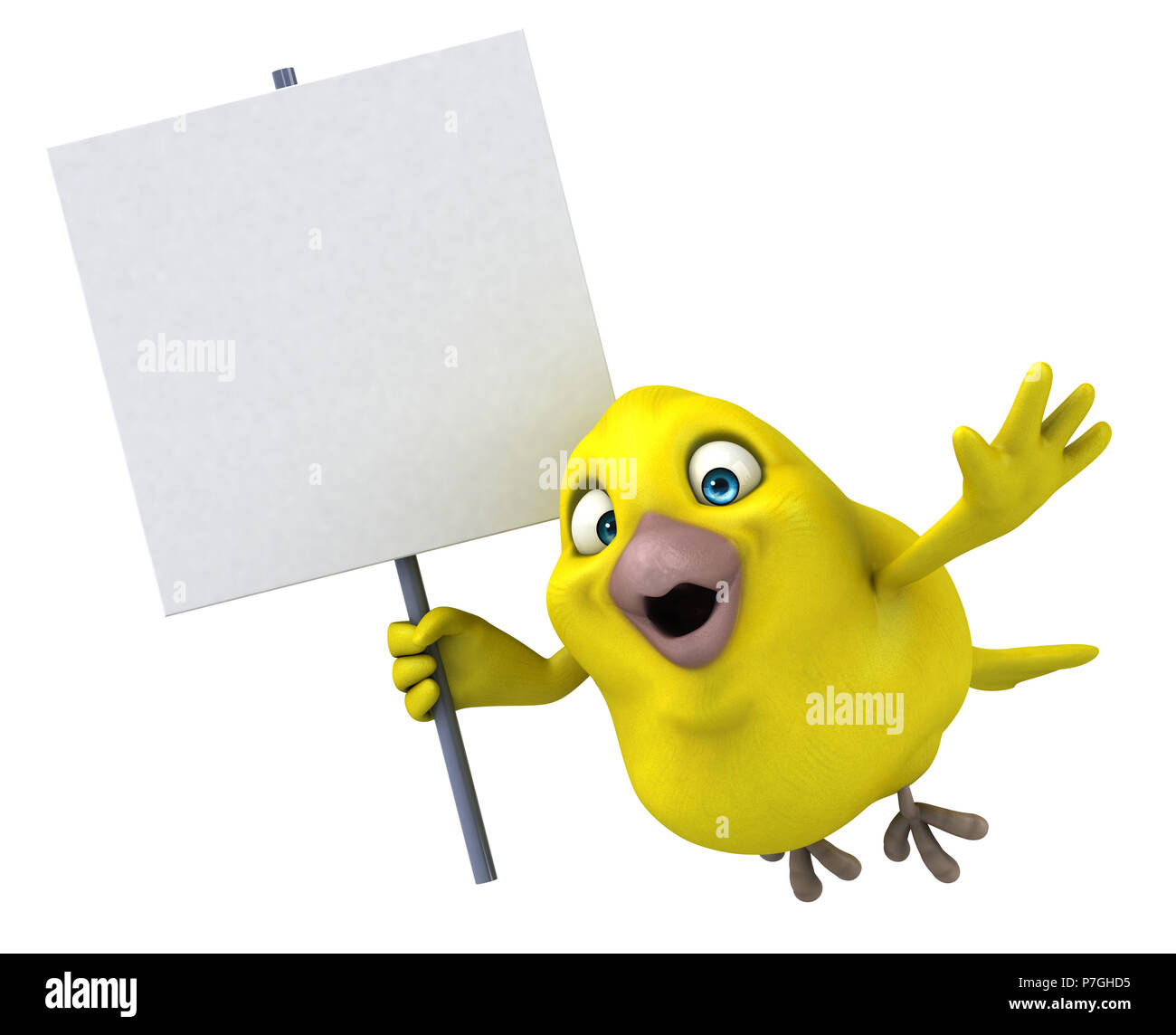 Oiseau jaune Banque D'Images