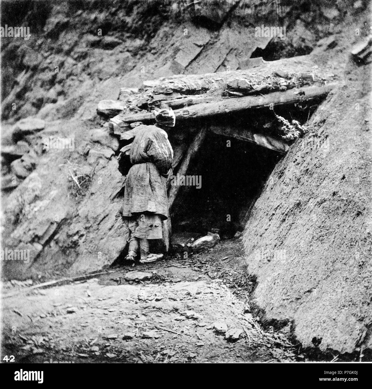 Anglais : photographie de John Thomson. Voir détail sur le lien ci-dessous. avant 1898 MINE DE CHARBON 93 Banque D'Images