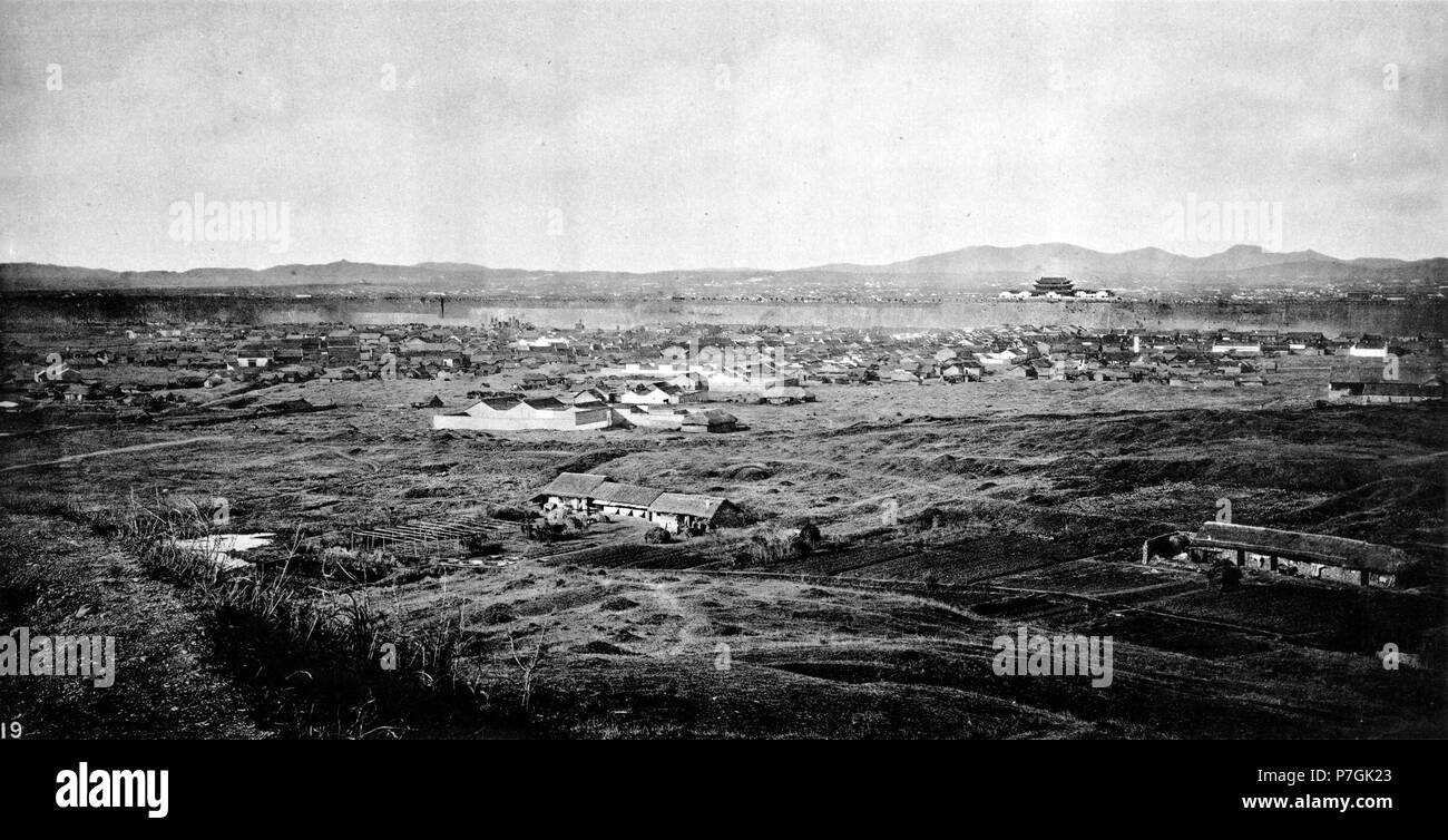 Anglais : photographie de John Thomson. Voir détail sur le lien ci-dessous. Avant 1898 281 Nankin Banque D'Images