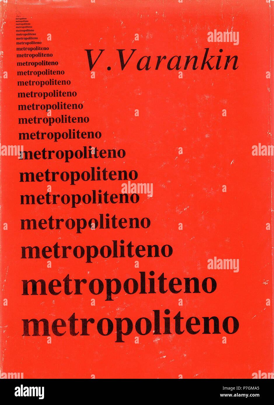 L'ESPÉRANTO : Metropoliteno . 1977 (initialement en 1933) 81977 Metropoliteno Banque D'Images