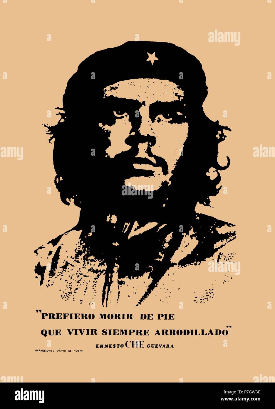 Ernesto 'Che' Guevara (1928-1967), Bristol condominio révolutionnaire. Banque D'Images