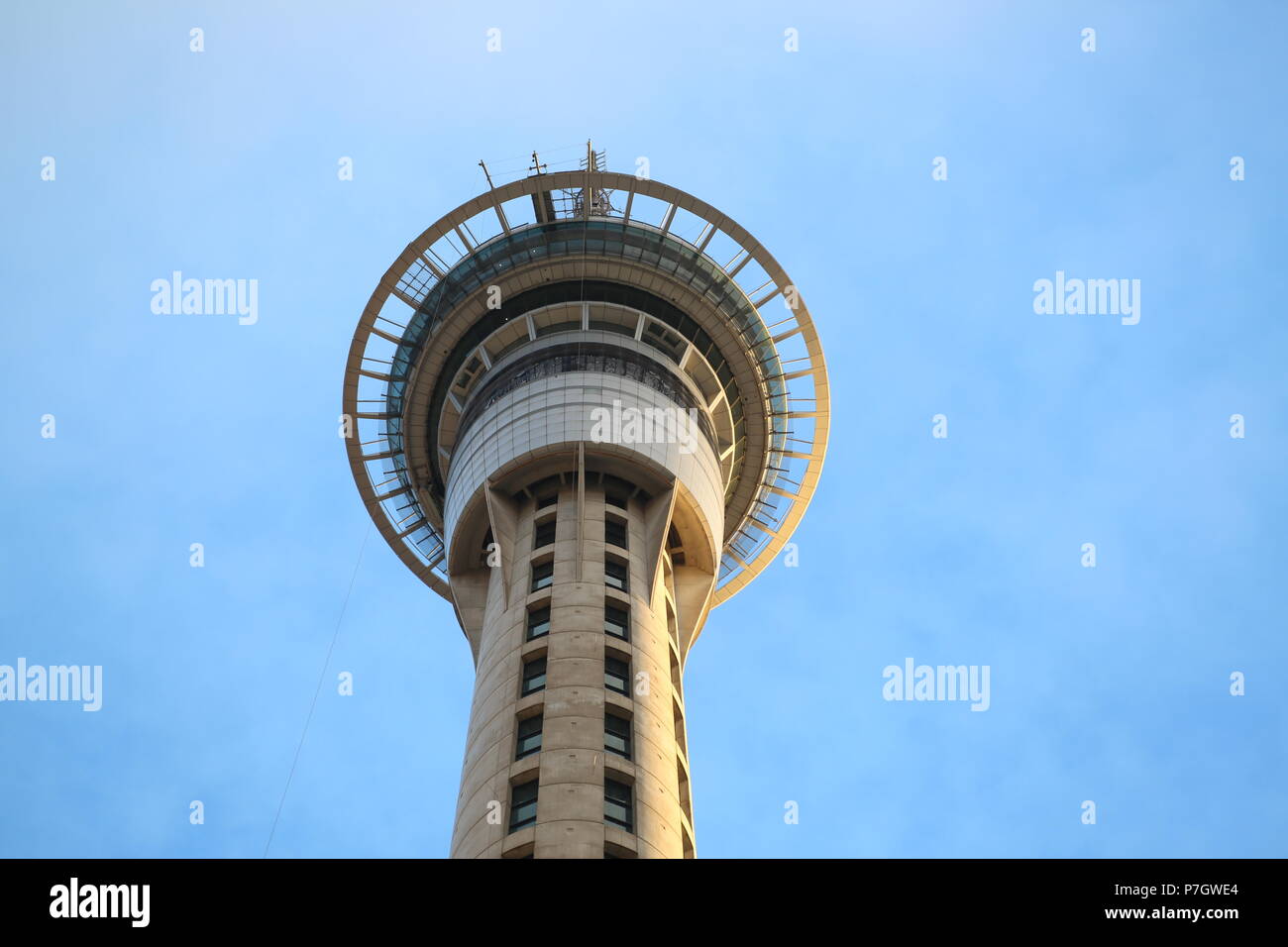 La Sky Tower, Auckland Banque D'Images