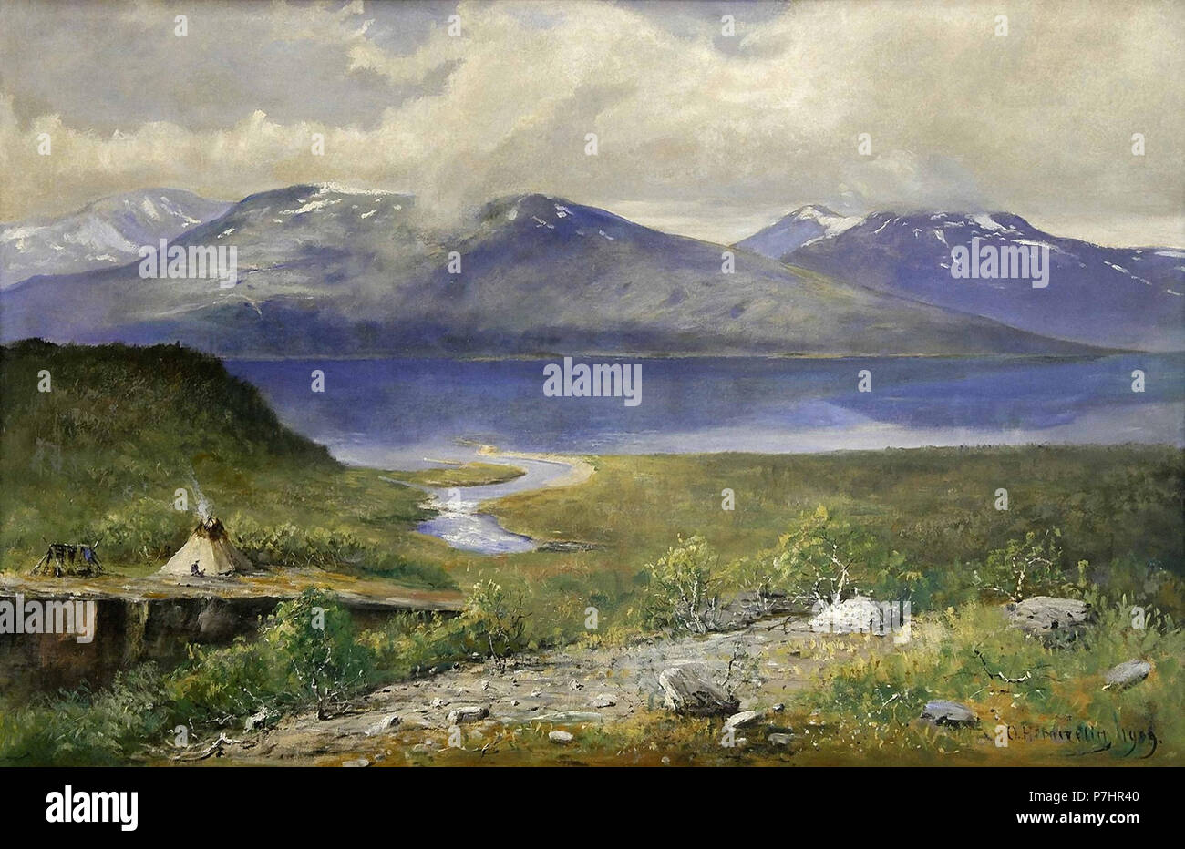 Olof Hermelin - Elfkarleby Banque D'Images