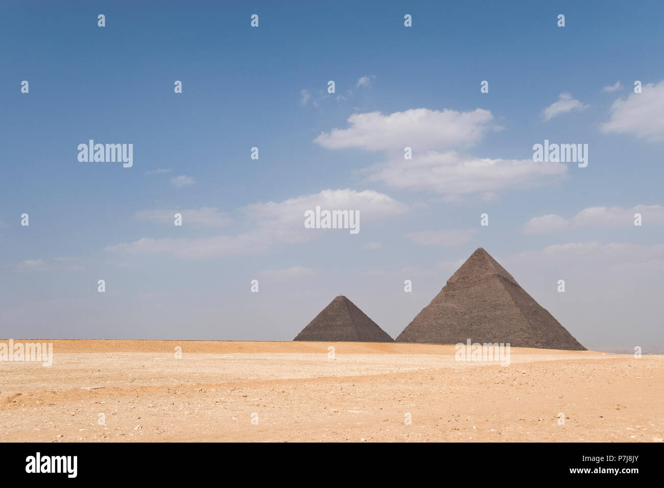 La grande pyramide de Gizeh (Pyramide de Khéops, Chéops) et la pyramide