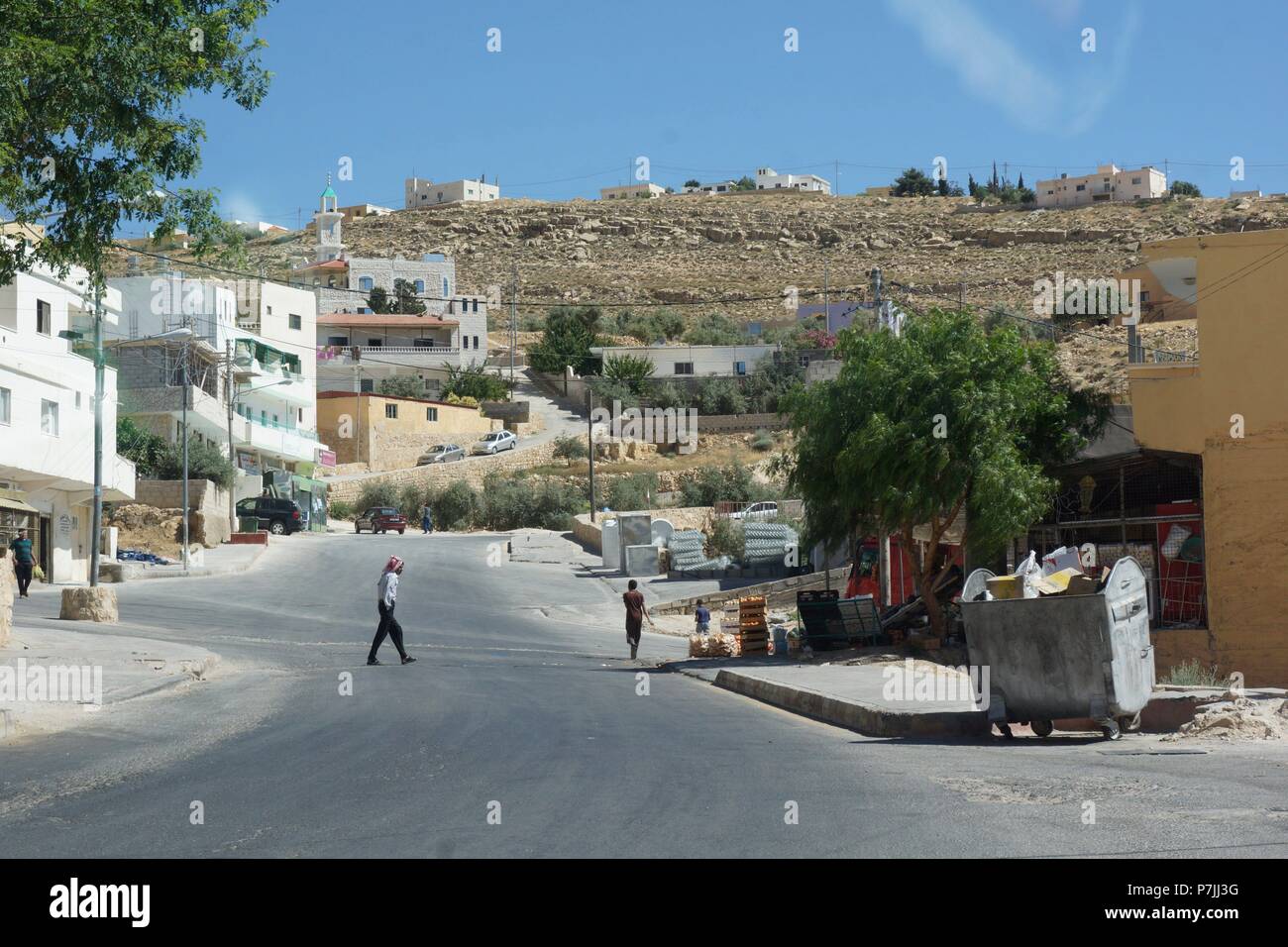 Petra. Enclave archéologique importante en Jordanie. Nabateo Capital del Antiguo reino. Banque D'Images