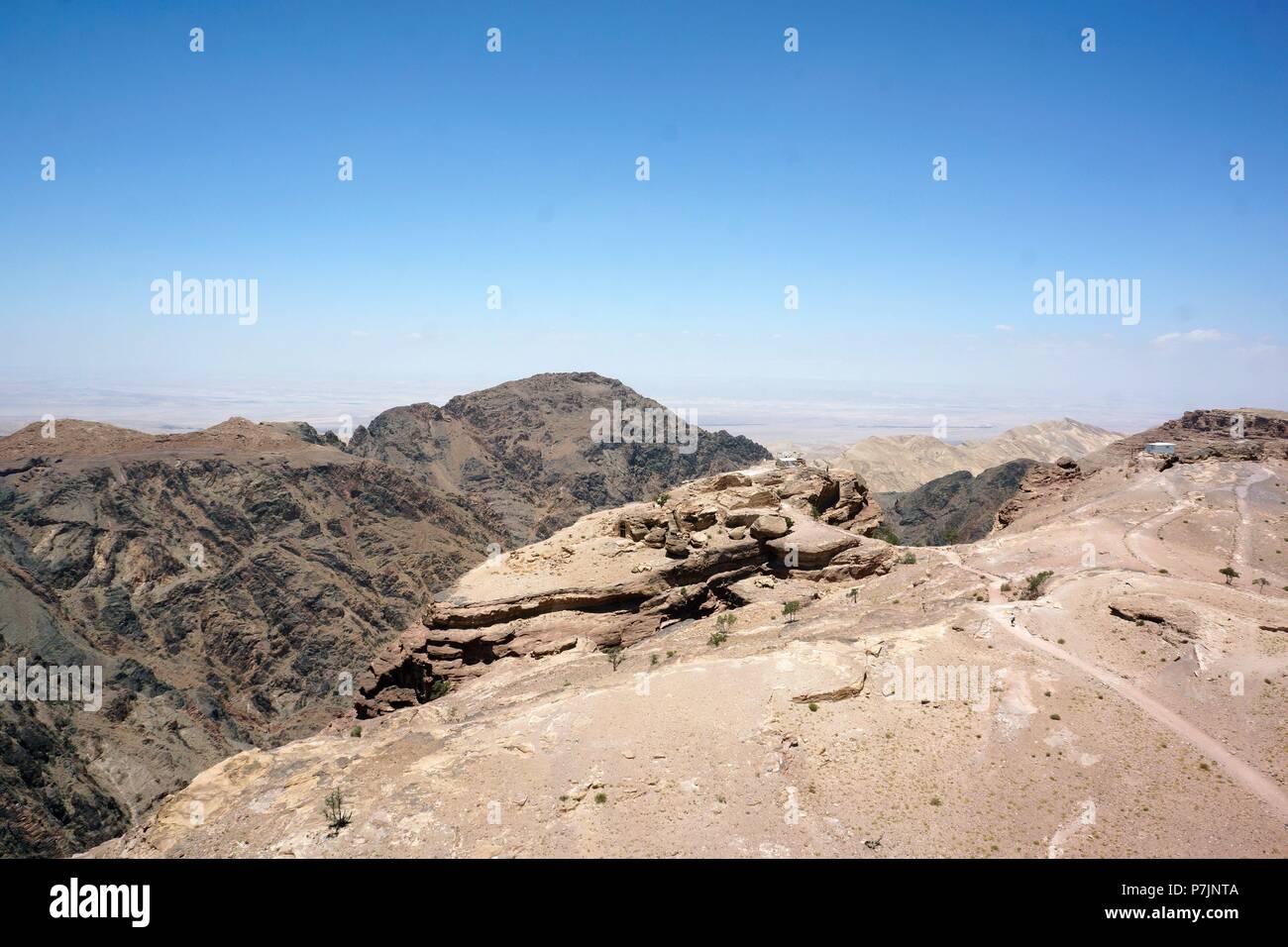 Petra. Enclave archéologique importante en Jordanie. Nabateo Capital del Antiguo reino. Banque D'Images