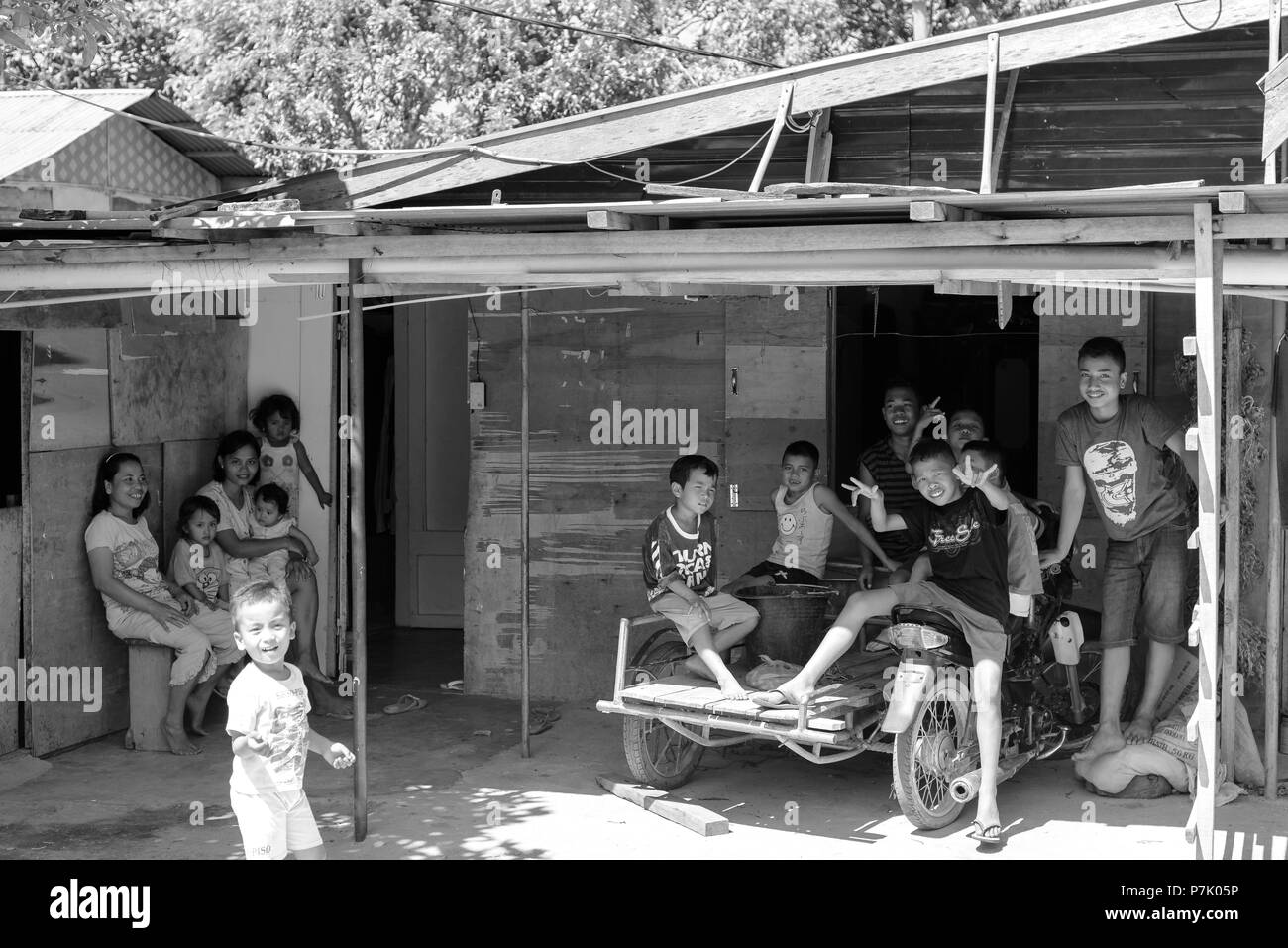 Enfants Batak Banque D'Images