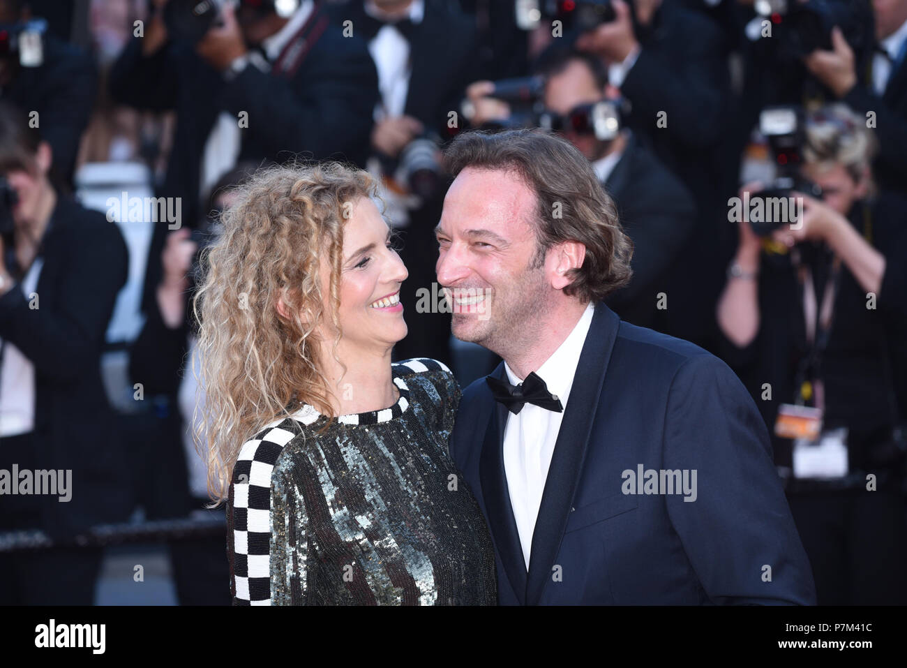 27 mai 2017 - Cannes, France : Delphine de Vigan, François Busnel