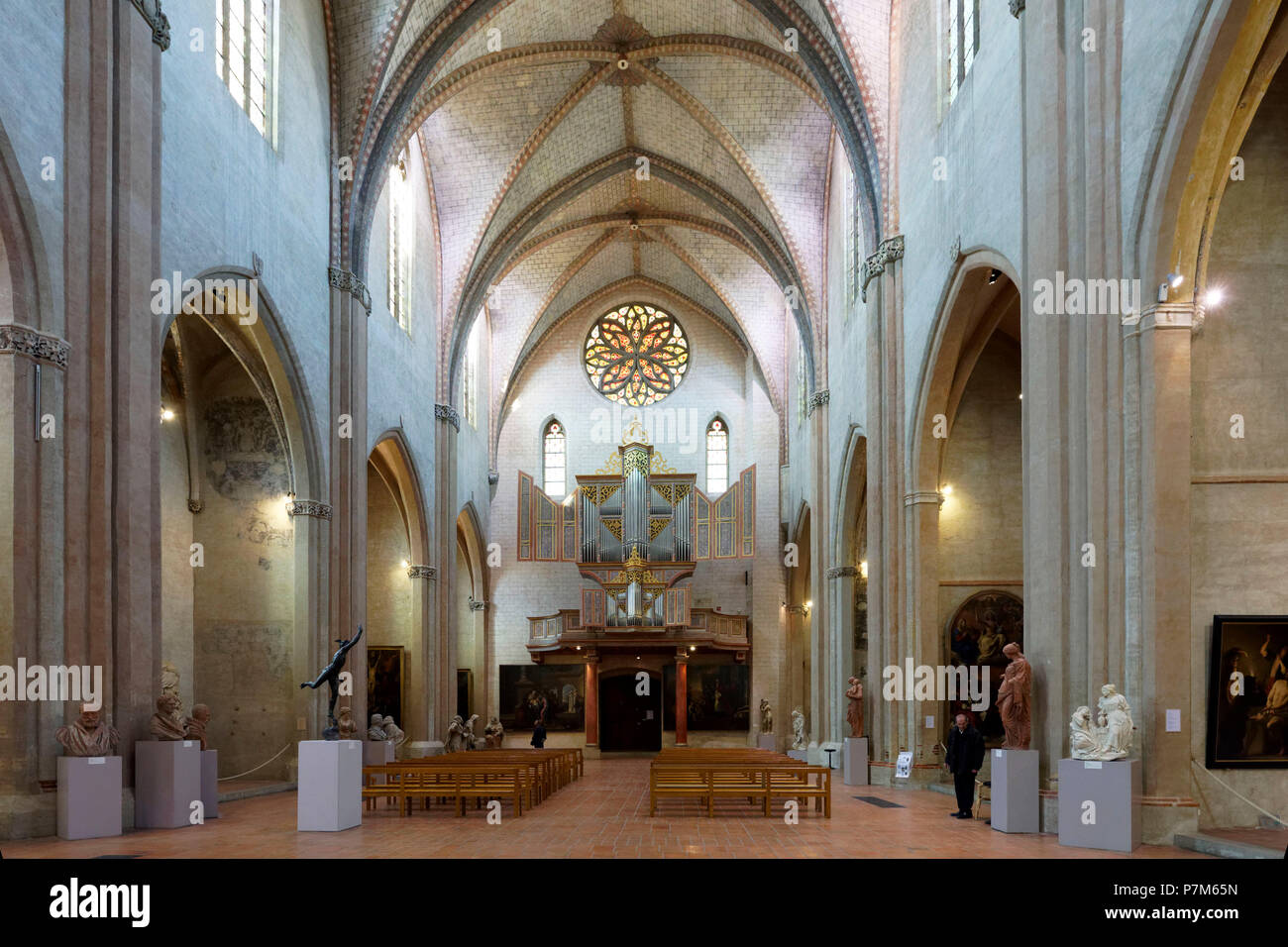 France, Haute Garonne, Toulouse, musée des Augustins dans l'ancien couvent des Augustins, l'église Banque D'Images