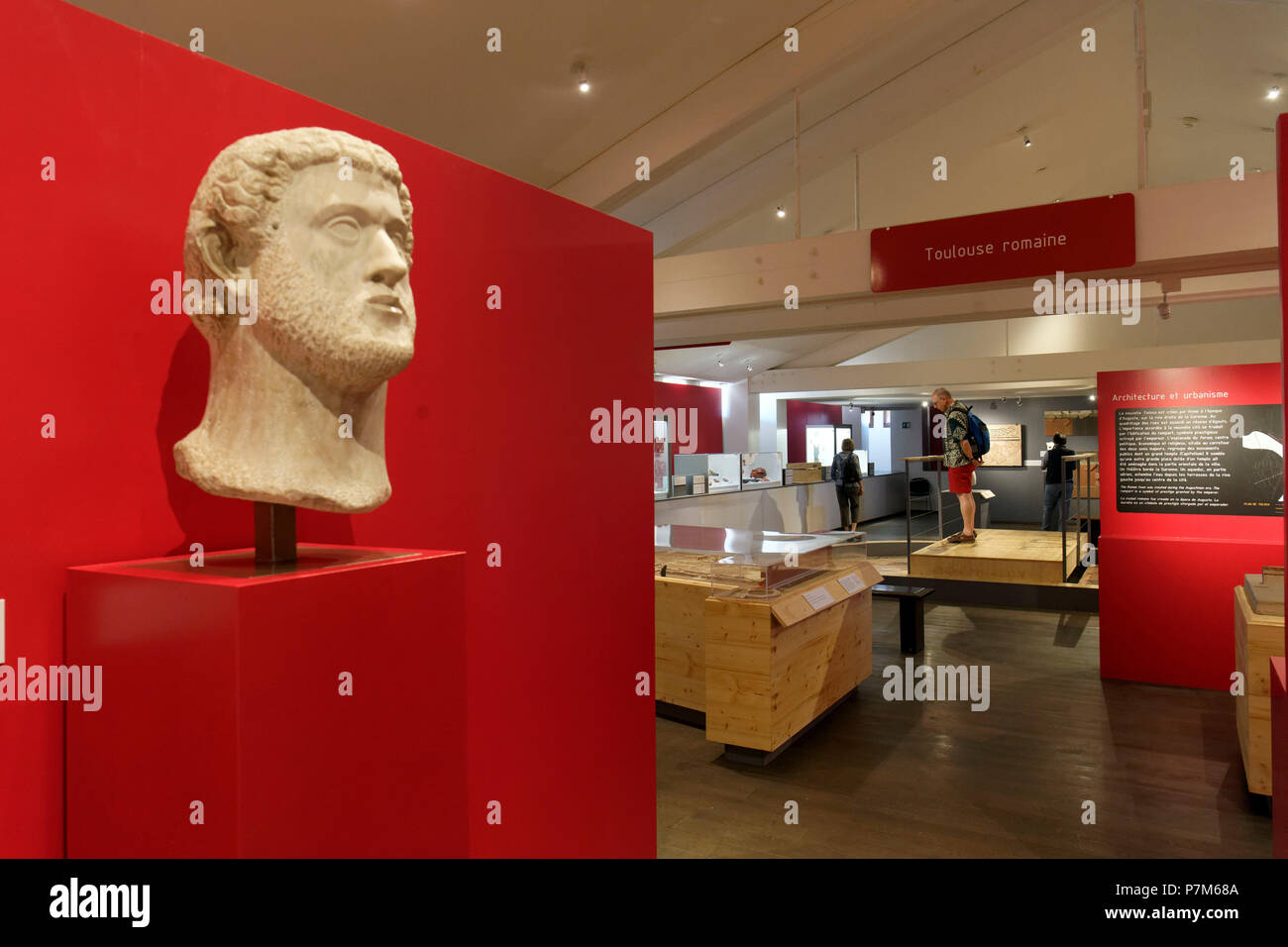 France, Haute Garonne, Toulouse, Musée Saint-Raymond, hall des antiquités romaines Banque D'Images