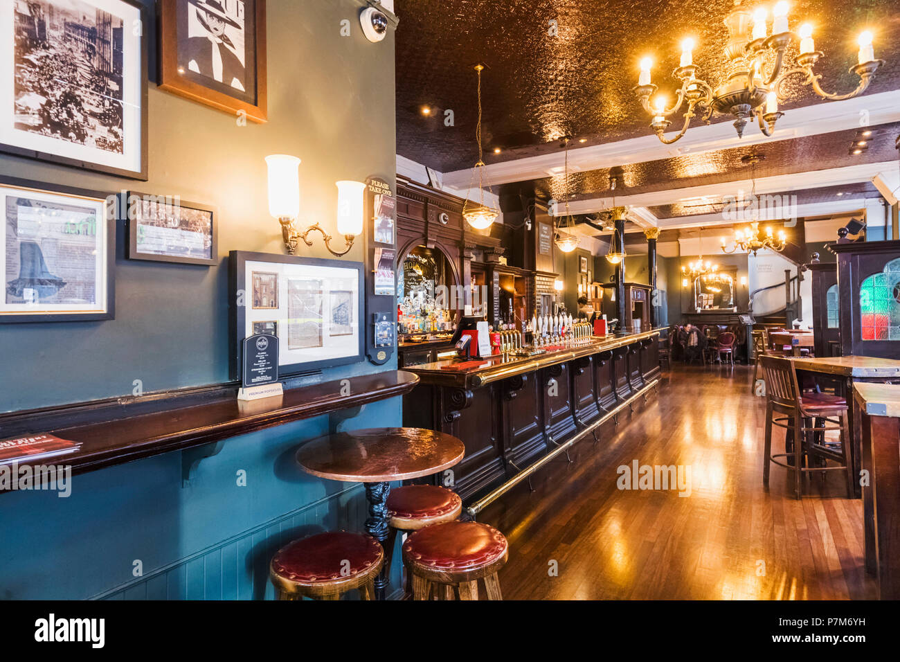 L'Angleterre, Londres, Shoreditch, Spitafields, jupon Lane, la Pub de Woodin Banque D'Images