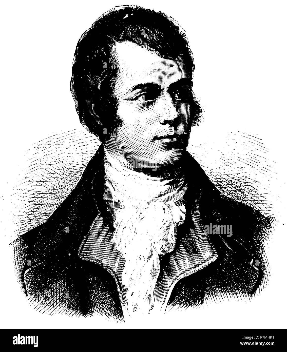 Robert Burns, 1895 Banque D'Images