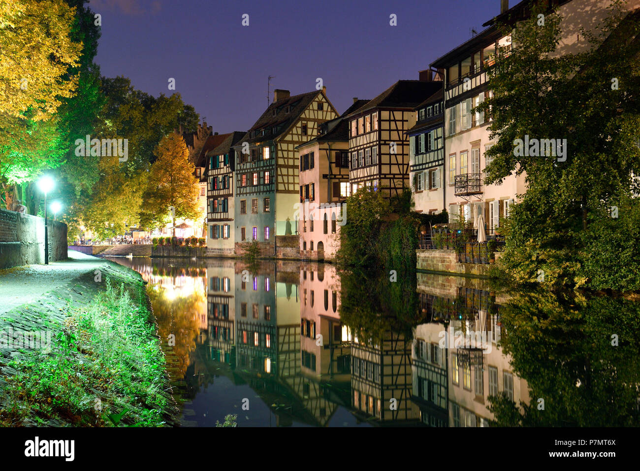 La France, Bas Rhin, Strasbourg, vieille ville classée au Patrimoine Mondial de l'UNESCO, le quartier de la Petite France Banque D'Images