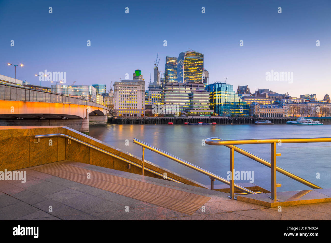 Le quartier financier de Londres. Londres, Royaume-Uni, Banque D'Images