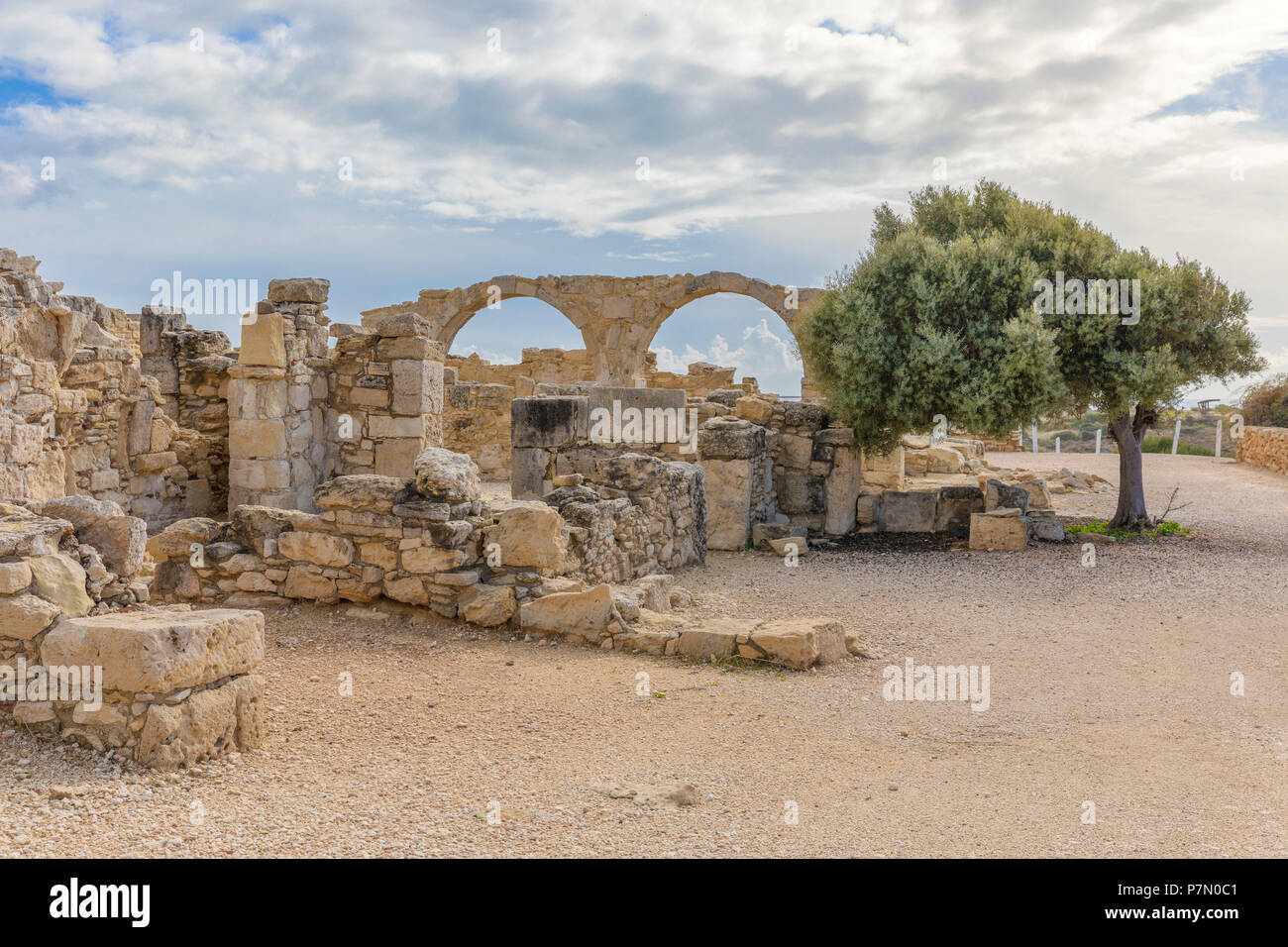 Chypre, Limassol, site archéologique de Kourion Banque D'Images