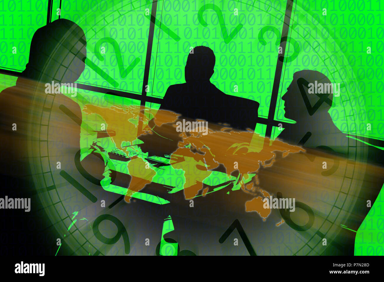 Une image de gens d'affaires à la réunion Banque D'Images