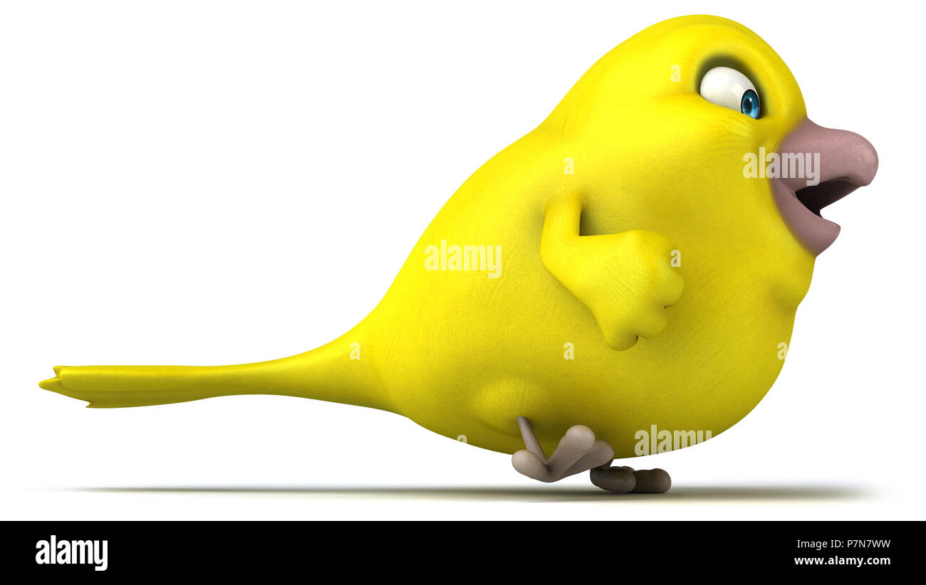 Oiseau jaune Banque D'Images