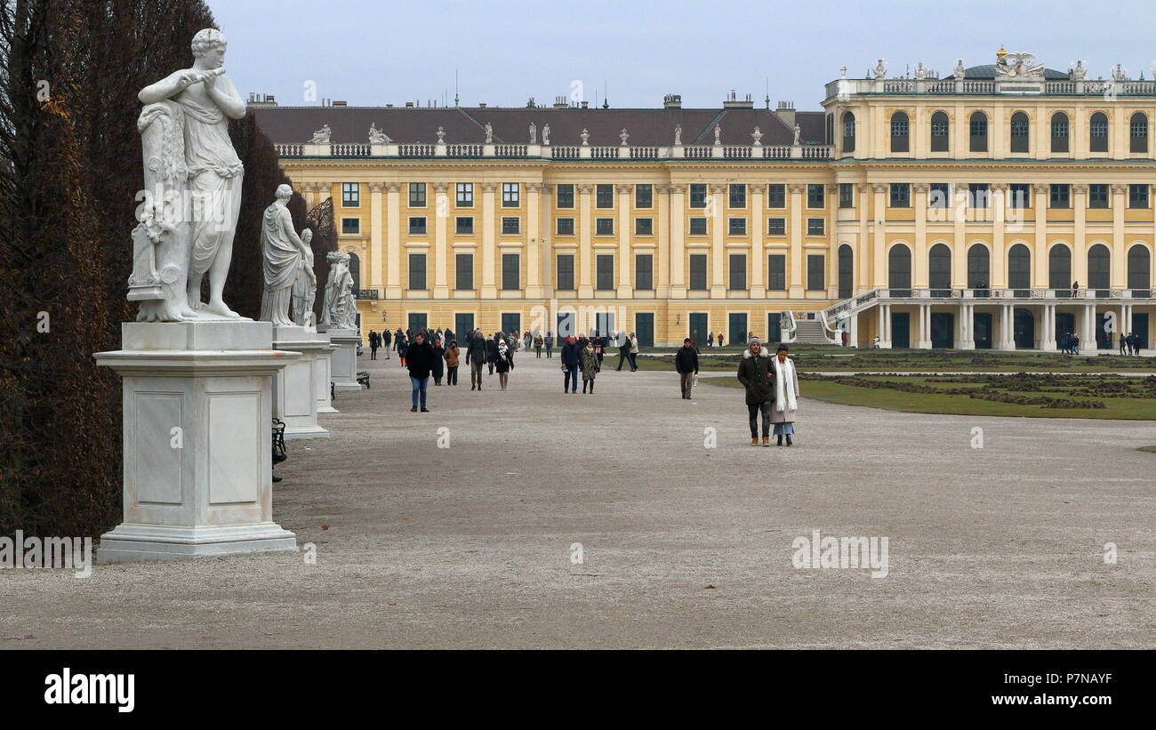 Palais de Schonbrunn, Vienne, Autriche Banque D'Images